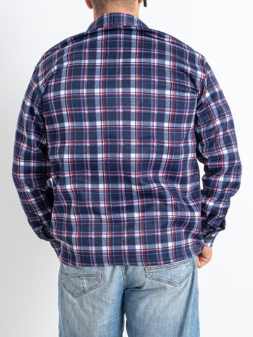 микс расцветок мужская рубашка (байка, 5 ед. размеры норма: XL. 2XL. 3XL. 4XL. 5XL ) выдача на следующий день - фото 3