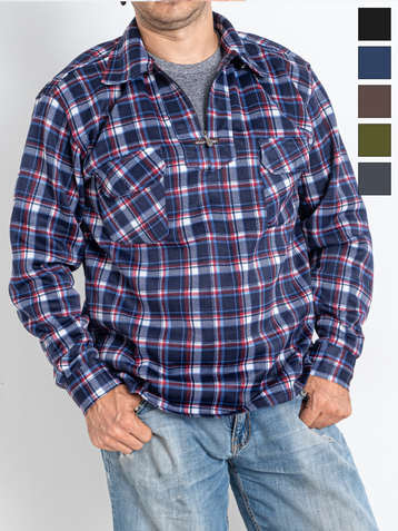 микс расцветок мужская рубашка (байка, 5 ед. размеры норма: XL. 2XL. 3XL. 4XL. 5XL ) выдача на следующий день - фото 2