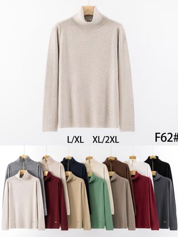 микс цветов женский свитер (5 ед, размеры полубатал: L-2XL) - фото 3