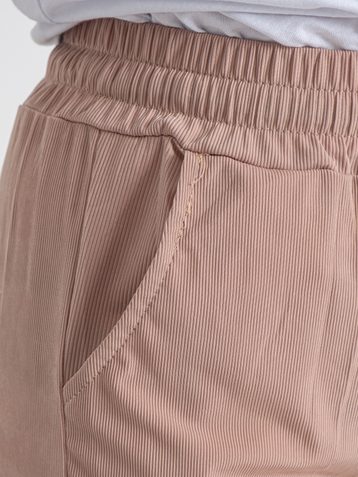 бежевые женские брюки клеш (рубчик, 4 ед. размеры на бирках: 5XL. 6XL. 7XL. 8XL, соответствует 2XL. 3XL. 4XL. 5XL) - фото 7