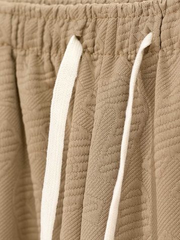 0212-3# бежевый мужской спортивны костюм двойка, oversize (хлопок+эластан, 6 ед, размеры норма: л, хл, 2хл, 3хл) выдача на следующий день - фото 6