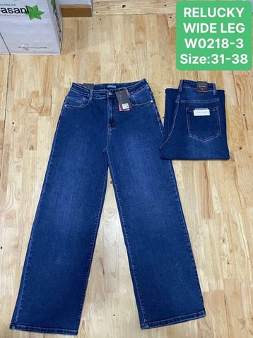 0218 # синие женские джинсы (Relucky, стрейч, 6 ед, размеры батал: 31-38) выдача на следующий день - фото 2