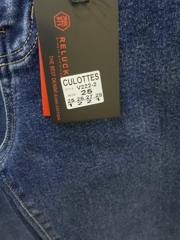 синие женские джинсы relucky (стрейч-коттон, 6 ед, размеры норма: 25-28) выдача на следующий день - фото 3