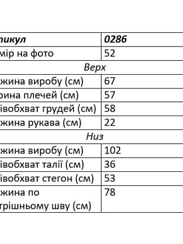 0286-6 серый женский спортивный костюм (футболка + штаны) (5'TH AVENUE, турецкая двунитка, 3 ед. размеры батал: 52. 54. 56) - фото 3
