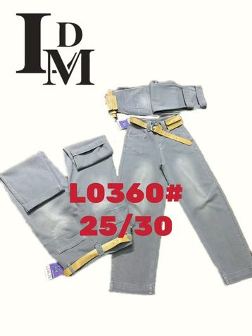 серые женские джинсы (LDM, 6 ед, размеры норма: 25-30) выдача на следующий день - фото 2