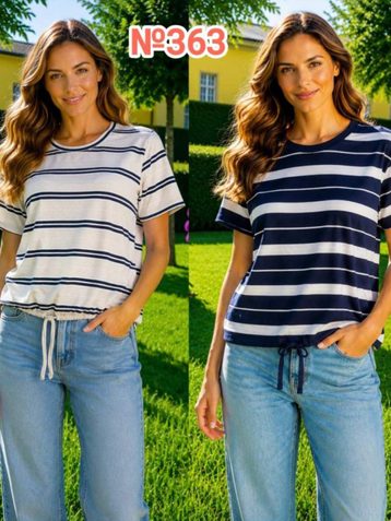 0363 # выбор цвета женская футболка (трикотаж, 4 ед, размеры батал: 2XL-5XL) выдача на следующий день - фото 2