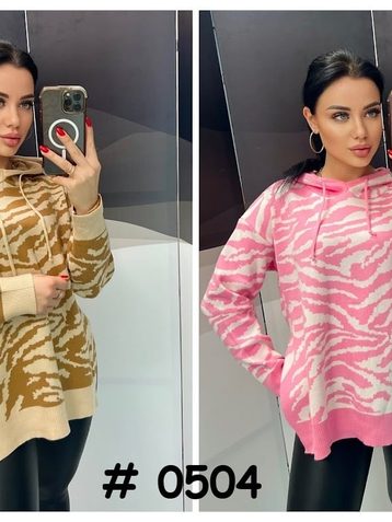 микс цветов женский свитер (6 ед, размеры норма-полубатал: M-XL универсальный) выдача на следующий день - фото 2