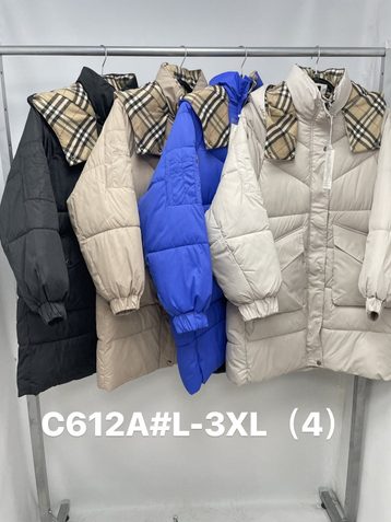 женская куртка на синтепоне (4 ед, размеры полубатал: L-3XL) выдача на следующий день - фото 3
