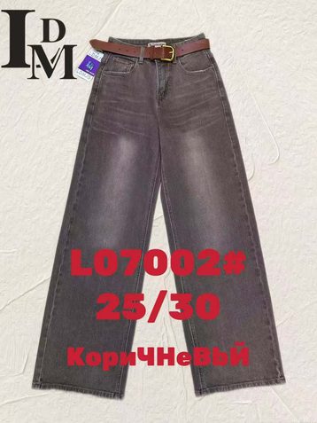 коричневые женские джинсы (LDM, 6 ед, размеры норма: 25-30) выдача на следующий день - фото 2