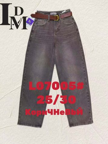 коричневые женские джинсы (LDM, 6 ед, размеры норма: 25-30) выдача на следующий день - фото 2