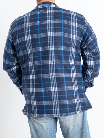 микс расцветок мужская рубашка-куртка (байка,5 ед. размеры норма: XL. 2XL. 3XL. 4XL. 5XL) выдача на следующий день - фото 11