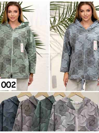 1002# выбор цвета женская ветровка (4 ед, размеры батал: L. XL. 2XL. 3XL) выдача на следующий день