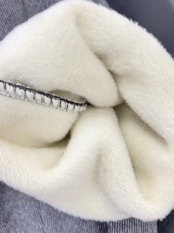 белый мех серые женские лосины (хорошо тянутся, 4 ед. размеры: 4XL. 5XL. 6XL. 7XL, соответствуют полубаталу: XL. 2XL. 3XL. 4XL) - фото 3