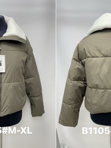 1105*  выбор цвета женская куртка на синтепоне ( 3 ед, размеры норма: M, L, XL) выдача на следующий день - фото 3