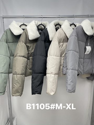 1105*  выбор цвета женская куртка на синтепоне ( 3 ед, размеры норма: M, L, XL) выдача на следующий день - фото 2