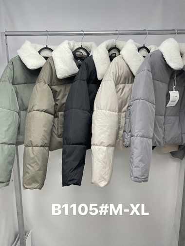 1105*  выбор цвета женская куртка на синтепоне ( 3 ед, размеры норма: M, L, XL) выдача на следующий день
