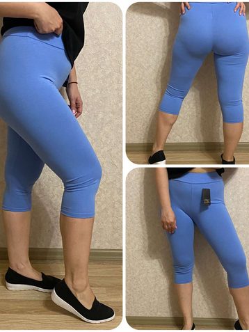 1255 # выбор цвета женские капри (хлопок, 4 ед, размеры батал: 2XL, 3XL, 4XL, 5XL) выдача на следующий день - фото 5