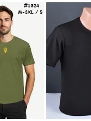 выбор цвета мужская футболка (хлопок, 5 ед, размеры норма: M-3XL) выдача на следующий день - фото 2