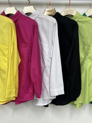 выбор цвета женская рубашка (коттон, 4 ед, размеры норма: s-xl) выдача на следующий день - фото 2