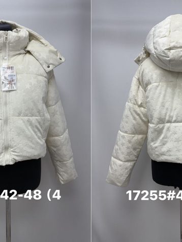 17255* выбор цвета женская куртка на синтепоне (4 ед, размеры норма: 42-48) выдача на следующий день - фото 3