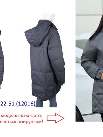 выбор цвета женская куртка на синтепоне (5 ед, размеры батал: XL-2XL-3XL-4XL-5XL) выдача на следующий день - фото 4