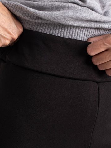 2098 черные женские лосины (мех, 12 ед. размеры батал: 5XL. 6XL. 7XL, повторяются) - фото 8