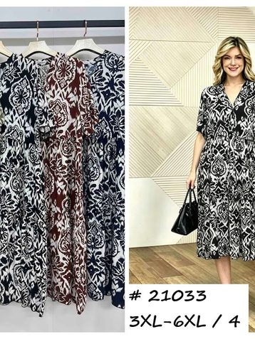 выбор цвета женское платье (штапель, 4 ед, размеры батал: 3XL-6XL) выдача на следующий день - фото 2
