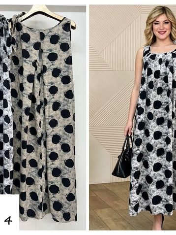 выбор цвета женский сарафан (штапель, 4 ед, размеры батал: 3XL-6XL) выдача на следующий день - фото 2