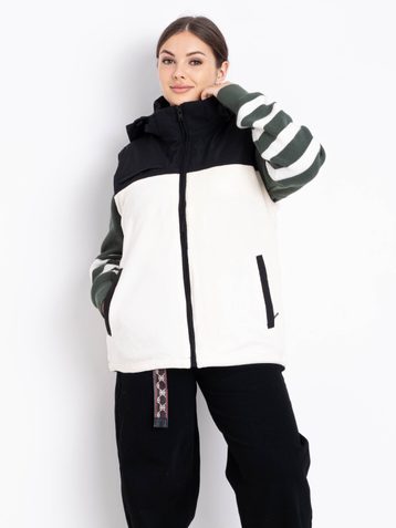белая женская жилетка (синтепон, 5 ед. размеры полубатал:L. XL. 2XL. 3XL. 4XL) - фото 2