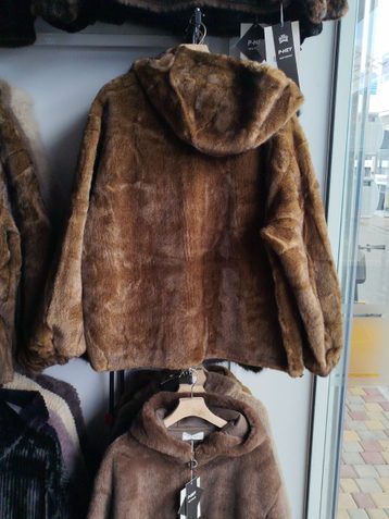 2610* светло коричневая женская шубка (3 ед, размеры батал: 5XL. 6XL. 7XL) выдача на следующий день - фото 5