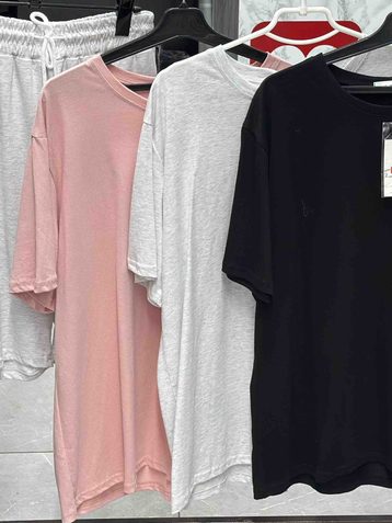 выбор цвета женская футболка (4 ед, размеры норма: M-L оверсайз) выдача на следующий день - фото 2