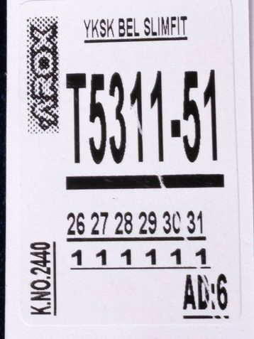 5311-51 синие подростковые джинсы американка (AROX, стрейчевые, на тонкой байке, 6 ед. размеры на бирках: 26. 27. 28. 29. 30. 31, соответствуют возрасту 9-13 лет) - фото 3