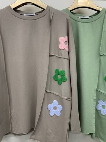 микс цветов женский трикотажный свитер (10 ед, размеры батал: 3XL-6XL) выдача на следующий день - фото 3