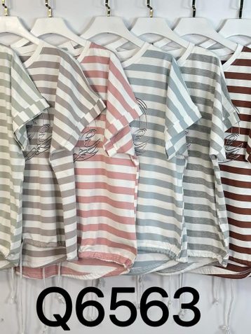 6563# микс цветов женская футболка (Kiss me, 10 ед, размеры батал: 2XL-4XL) выдача на следующий день - фото 2