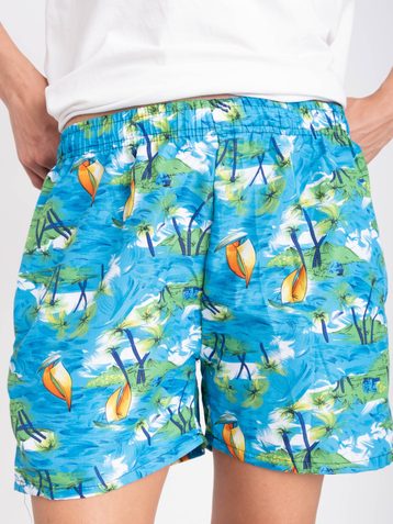 голубые женские шорты (5 ед. размеры на бирке: XL. XL. 5XL. 5XL. 5XL, маломерят) - фото 5