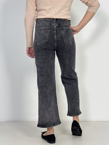 темно серые женские стрейчевые джинсы New Jeans (6 ед, камни, размеры норма: 25. 26. 27. 28. 29. 30 ) - фото 3