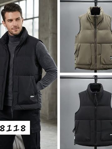 выбор цвета мужская жилетка oversize (7 ед, размеры норма: M-5XL) выдача на следующий день - фото 2