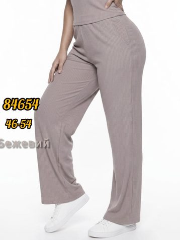 84654 # выбор цвета женские брюки (стрейч рубчик, 5 ед, размеры полубатал: 46-54) выдача на следующий день - фото 3